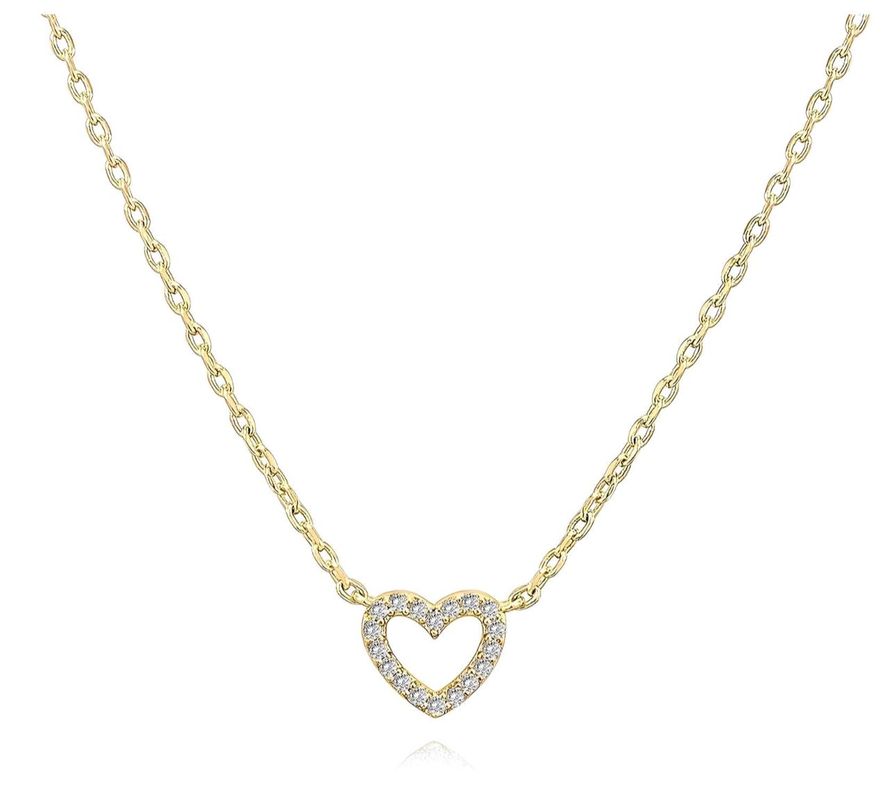 Diamond heart necklace