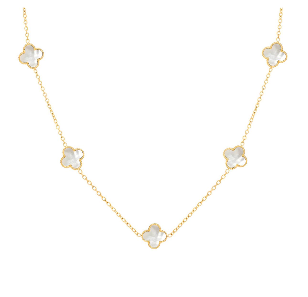 White clover necklace