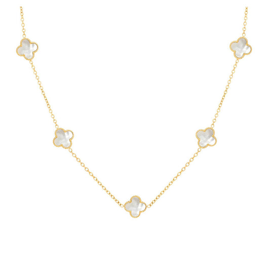 White clover necklace