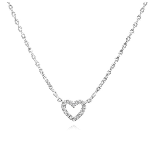 Diamond heart necklace