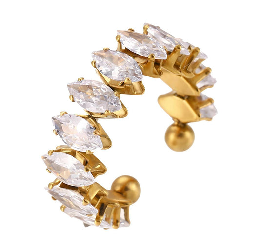 Marquise diamond band