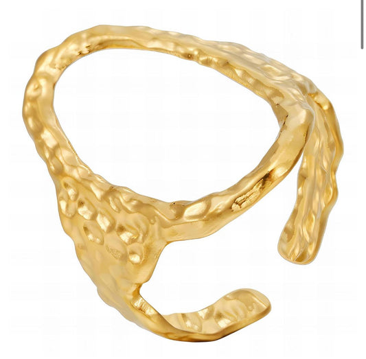 Open face ring