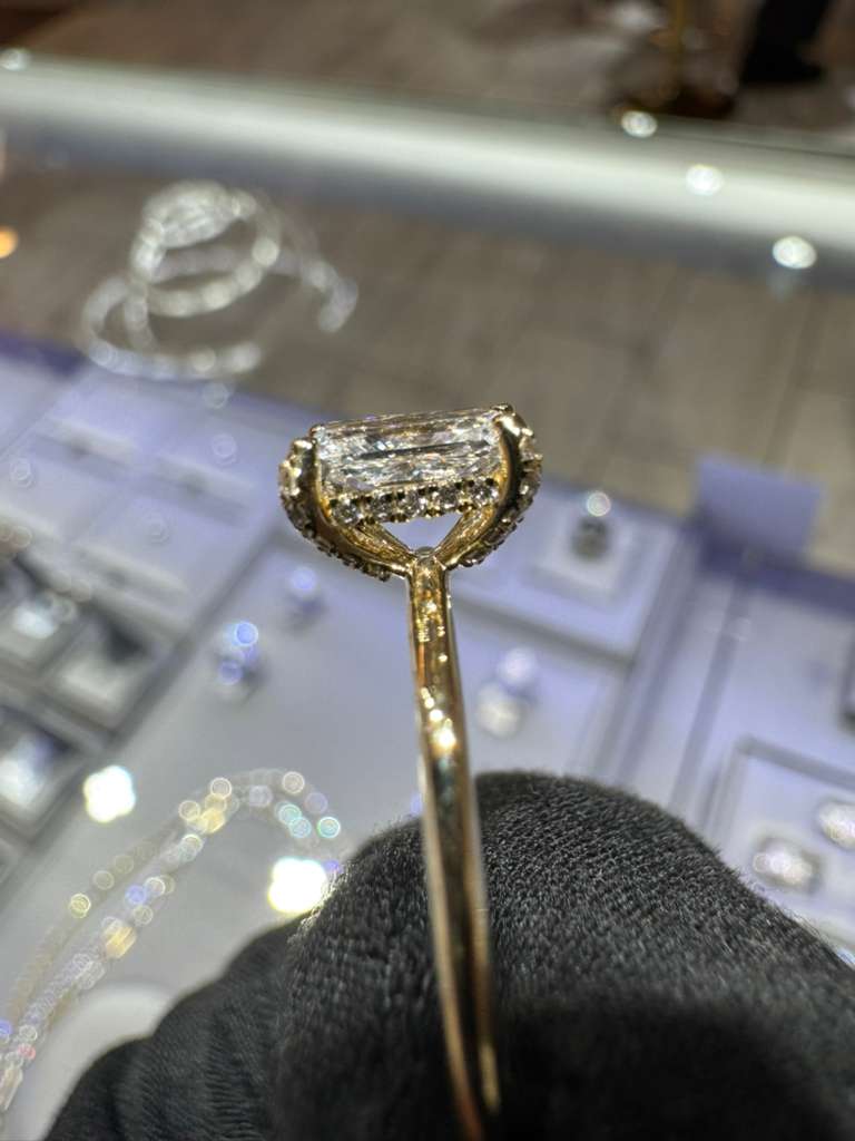 Radiant Cut Lab-Grown Diamond Ring