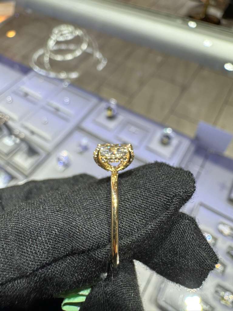 Radiant Cut Lab-Grown Diamond Ring