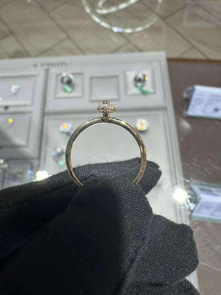 Marquise Shape Lab-Grown Diamond Ring